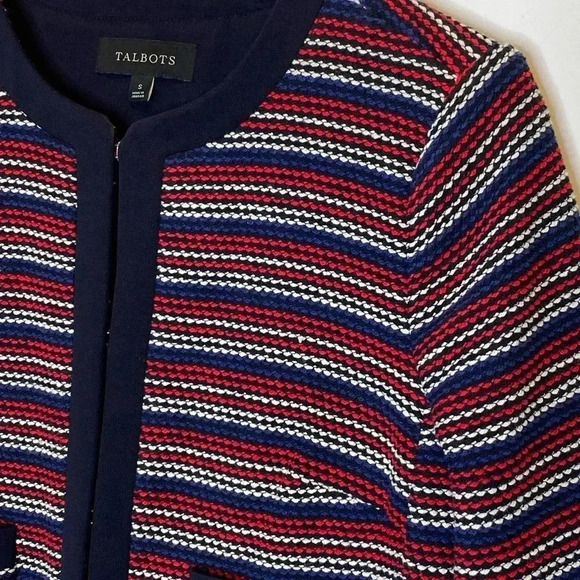 Talbots Red, White, Blue Blazer - Picture 2 of 8
